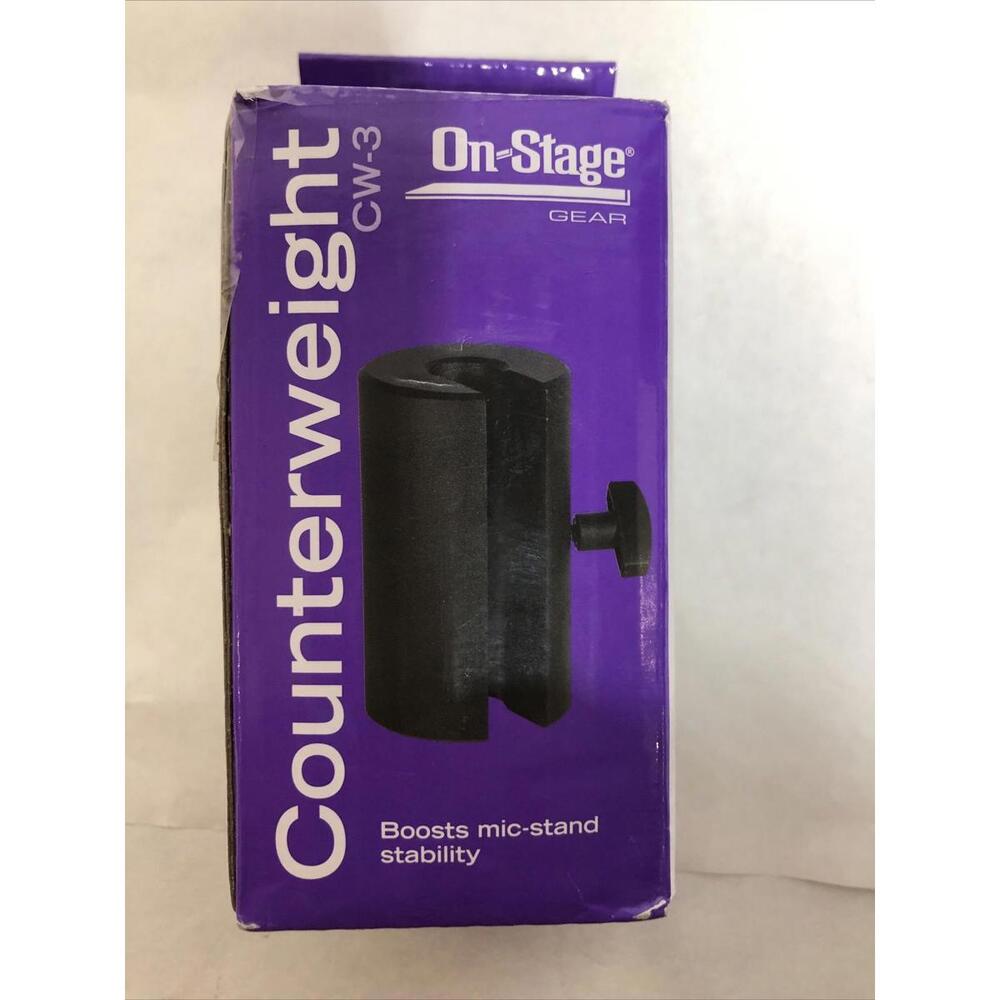 On-Stage CW-3 2.5 lb. Counterweight for Microphone Stands / Booms Bn12